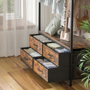 Yorbay Kleiderständer mit 4 Schubladenboxen, 100 x 40 x 180 cm - YB015 - T033 - 5 - yorbiy.com