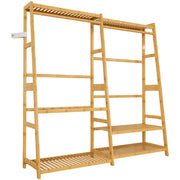 Yorbay Garderobenständer aus Bambus - F204 - 7 - yorbiy.com
