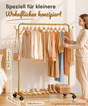 Yorbay Metall Robuster Kleiderständer auf Rollen - YB087-T118 - 28 - yorbiy.com