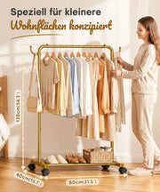 Yorbay Metall Robuster Kleiderständer auf Rollen - YB087-T117 - 13 - yorbiy.com