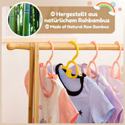 Yorbay klappbare Kinder Kleiderständer aus Bambus mit Aufbewahrungsbox - YB009-Z018 - 6 - yorbiy.com