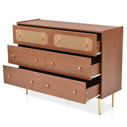 Kommode mit 6 Schubladen, 90 × 120 × 40 cm - YB - 091920AAA - 10 - yorbiy.com
