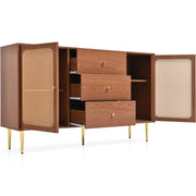 Kommode mit 2 Türen und 3 Schubladen, 90 × 150 × 40 cm - YB - 092122AAA - 10 - yorbiy.com