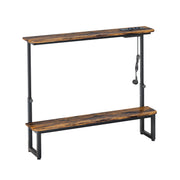 Yorbay höhenverstellbarer Konsolentisch mit Ladestation, 100 × 18 × 63–88 cm - YS027-T109 - 1 - yorbiy.com