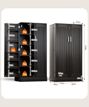 Yorbay Küchenschrank 120cm mit Doppeltür und Sensorlicht - YW007-D091 - 17 - yorbiy.com