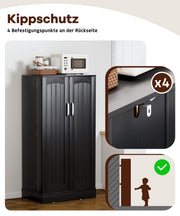 Yorbay Küchenschrank 120cm mit Doppeltür und Sensorlicht - YW007-D091 - 20 - yorbiy.com