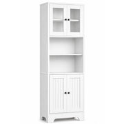 Yorbay Küchenschrank Weiß mit 6 Ebenen - YW006-D073 - 1 - yorbiy.com