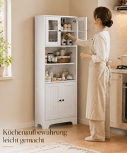 Yorbay Küchenschrank Weiß mit 6 Ebenen - YW006-D073 - 2 - yorbiy.com