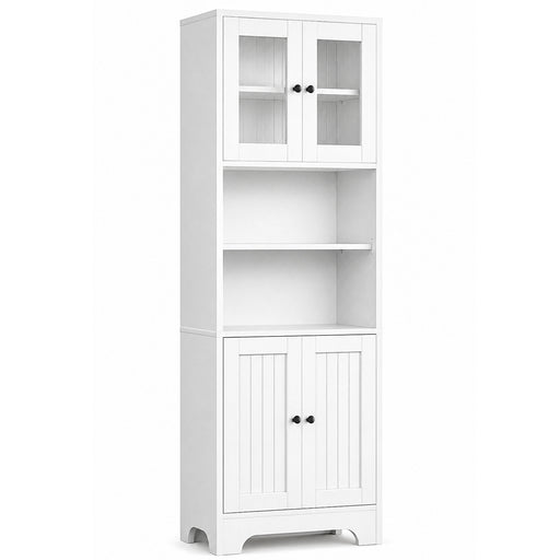 Yorbay Küchenschrank Weiß mit 6 Ebenen - YW006-D073 - 1 - yorbiy.com