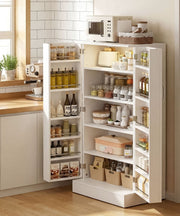 Yorbay Küchenschrank 120cm Weiß mit Doppeltür und Sensorlicht - YW007-D074 - 2 - yorbiy.com