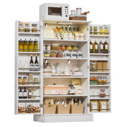 Yorbay Küchenschrank 120cm Weiß mit Doppeltür und Sensorlicht - YW007-D074 - 11 - yorbiy.com