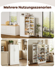 Yorbay Küchenschrank 120cm Weiß mit Doppeltür und Sensorlicht - YW007-D074 - 4 - yorbiy.com