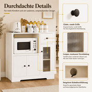 Yorbay Küchenschrank mit Schublade, 80 × 80 × 40 cm - YW009-D077 - 5 - yorbiy.com