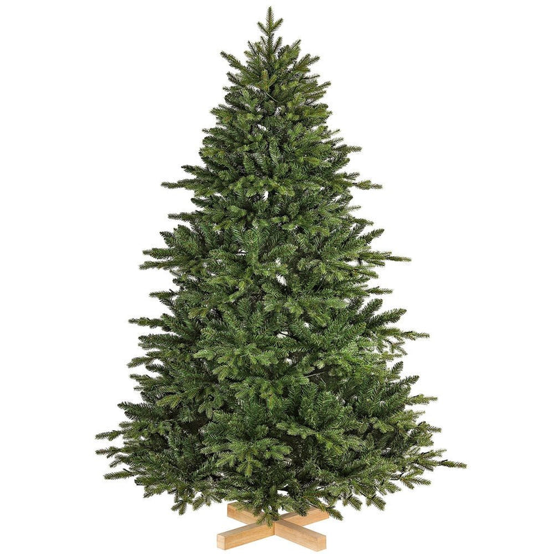 Yorbay künstlicher Weihnachtsbaum mit LED - Beleuchtung und Holzständer - O028 - 3 - yorbiy.com