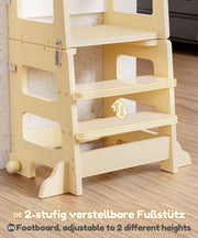 Yorbay 3 - in - 1 Montessori Kinder Lernturm in Bärenform - YB094-D050 - 8 - yorbiy.com