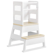 Yorbay Montessori Kinder Lernturm mit Tafel - YB091-D047 - 1 - yorbiy.com