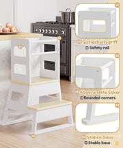 Yorbay Montessori Kinder Lernturm mit Tafel - YB091-D047 - 7 - yorbiy.com