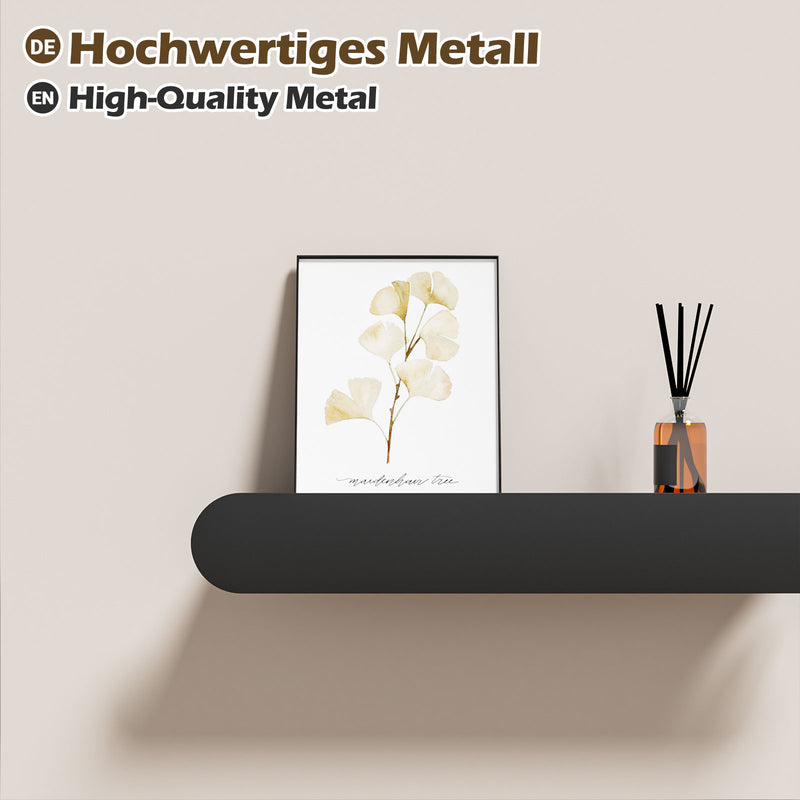 Yorbay Metall-Wandgarderobe mit Ablage und Haken, verschiedene Größen - YM001-N005 - 28 - yorbiy.com