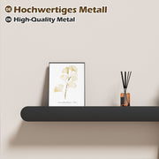 Yorbay Metall-Wandgarderobe mit Ablage und Haken, verschiedene Größen - YM001-N005 - 36 - yorbiy.com