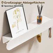 Yorbay Metall-Wandgarderobe mit Ablage und Haken, verschiedene Größen - YM001-N006 - 23 - yorbiy.com