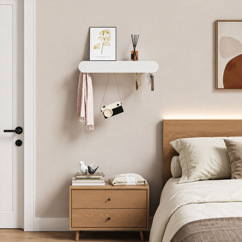 Yorbay Metall-Wandgarderobe mit Ablage und Haken, verschiedene Größen - YM001-N006 - 24 - yorbiy.com
