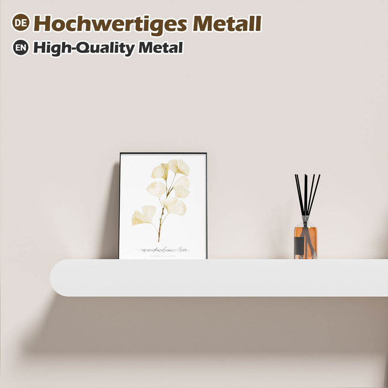Yorbay Metall-Wandgarderobe mit Ablage und Haken, verschiedene Größen - YM001-N003 - 47 - yorbiy.com