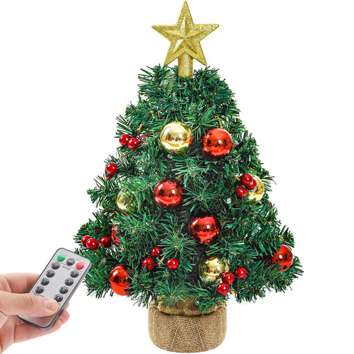 Yorbay 40 cm Mini - LED - Weihnachtsbaum mit Beleuchtung - O031 - 2 - yorbiy.com