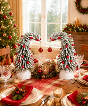Yorbay Mini Künstlicher Weihnachtsbaum 2er Set 35 cm - YY030-O101 - 9 - yorbiy.com