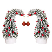 Yorbay Mini Künstlicher Weihnachtsbaum 2er Set 35 cm - YY030-O101 - 1 - yorbiy.com