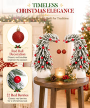 Yorbay Mini Künstlicher Weihnachtsbaum 2er Set 35 cm - YY030-O101 - 6 - yorbiy.com