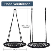 Yorbay Nestschaukel in Schwarz/Blau, Ø 120 cm und Ø 100 cm - S12B - 9 - yorbiy.com