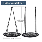 Yorbay Nestschaukel in Schwarz/Blau, Ø 120 cm und Ø 100 cm - S12B - 10 - yorbiy.com