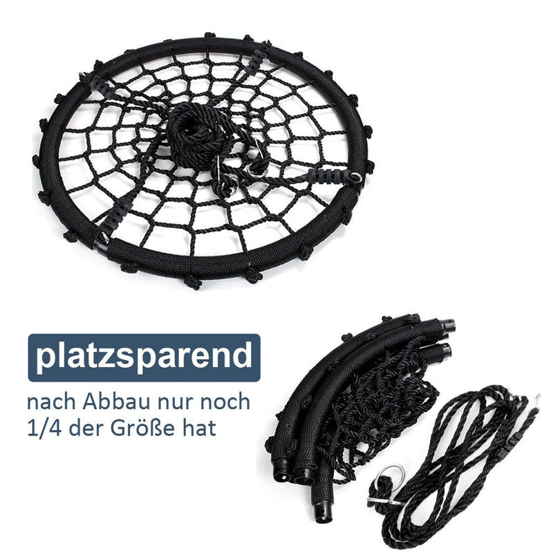 Yorbay Nestschaukel in Schwarz/Blau, Ø 120 cm und Ø 100 cm - S12B - 7 - yorbiy.com