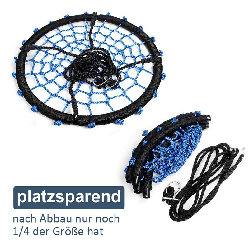 Yorbay Nestschaukel in Schwarz/Blau, Ø 120 cm und Ø 100 cm - S12B - 17 - yorbiy.com