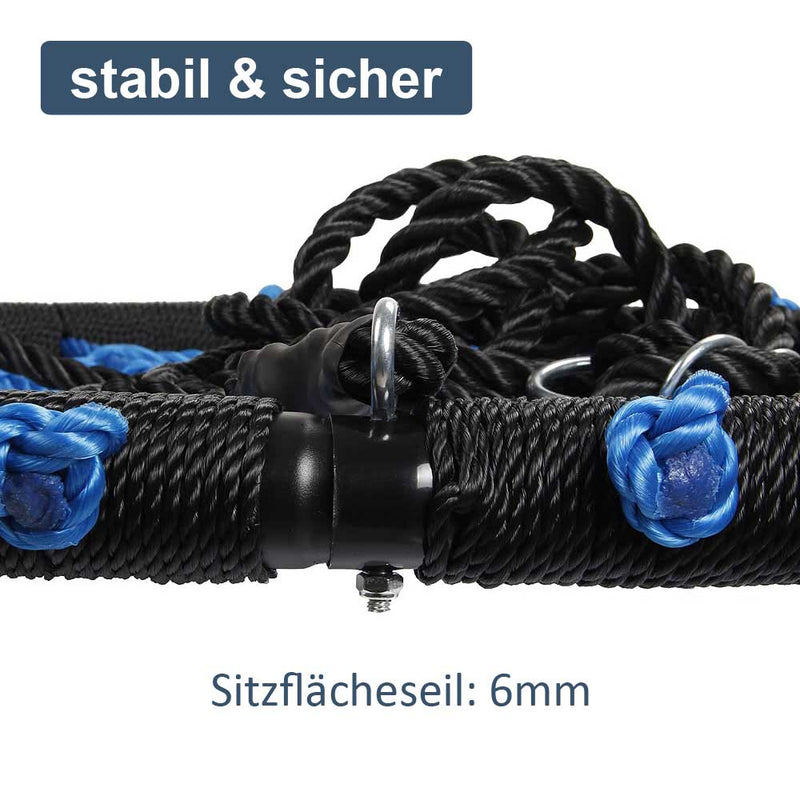 Yorbay Nestschaukel in Schwarz/Blau, Ø 120 cm und Ø 100 cm - S12B - 14 - yorbiy.com