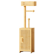 Yorbay freistehender Toilettenpapierhalter mit Stauraumschrank - YB131-Z118 - 1 - yorbiy.com