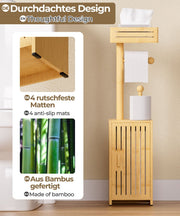 Yorbay freistehender Toilettenpapierhalter mit Stauraumschrank - YB131-Z118 - 5 - yorbiy.com