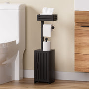 Yorbay freistehender Toilettenpapierhalter mit Stauraumschrank - YB131-Z118 - 11 - yorbiy.com
