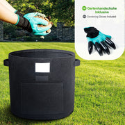 Yorbay 5 Stück Pflanzsack mit 1 Paar Gartenhandschuhen - G41 - 3 - yorbiy.com
