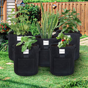 Yorbay 5 Stück Pflanzsäcke à 35 L mit 1 Paar Gartenhandschuhen - G41 - 2 - yorbiy.com