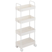 Yorbay schmaler 4 - stufiger Rollwagen mit Rollen für Nischen - YB140-T095A - 1 - yorbiy.com