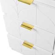 Schminktisch mit Beistelltisch, 6 Schubladen und drehbarer Tischplatte - YB - 3063112AAW - 5 - yorbiy.com