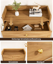 Yorbay Schuhschrank mit 2 Klappen, Schublade und Haken - YW028-D100 - 5 - yorbiy.com