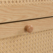 Schuhschrank aus Holzwerkstoff & Rattan, 90 x 125 x 17 cm - YB - WF317731AAW - 15 - yorbiy.com