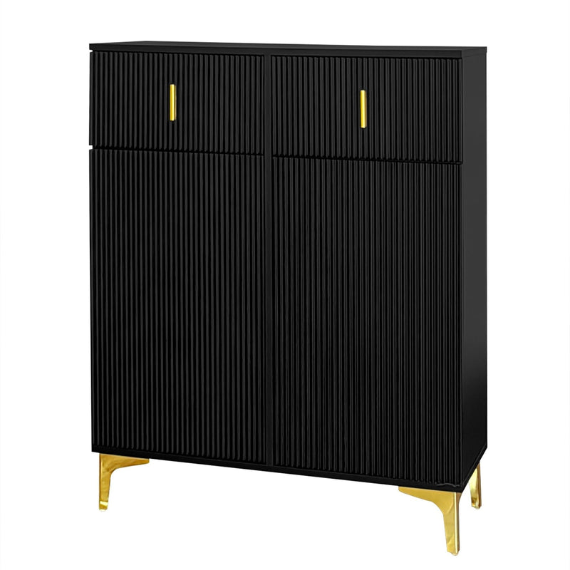 Schuhschrank mit verstellbarer Einlegeböden, 83 x 101 x 35 cm - YB - WF232628629S - 8 - yorbiy.com