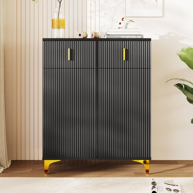 Schuhschrank mit verstellbarer Einlegeböden, 83 x 101 x 35 cm - YB - WF232628629S - 13 - yorbiy.com