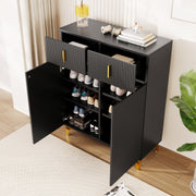 Schuhschrank mit verstellbarer Einlegeböden, 83 x 101 x 35 cm - YB - WF232628629S - 14 - yorbiy.com