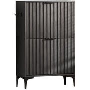 Yorbay Schuhschrank mit 2 Klappen für bis zu 12 Paar Schuhe, 94 x 60 x 23,5 cm - YW001-D067 - 8 - yorbiy.com