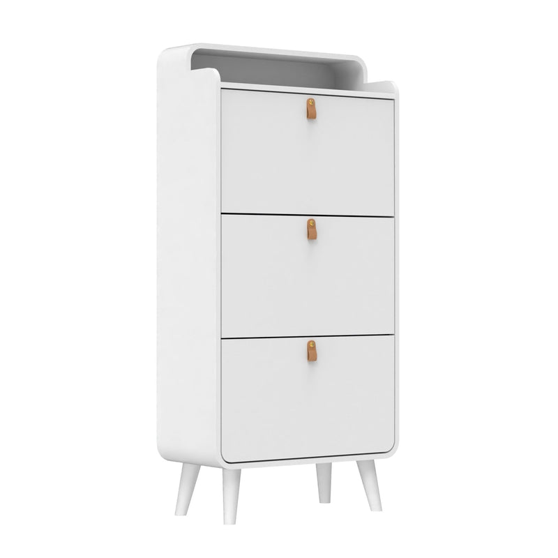 Schuhschrank mit 3 Klappbaren Schubladen, 133,7 x 29,5 x 63 cm - YB - T3143P261285 - 1 - yorbiy.com