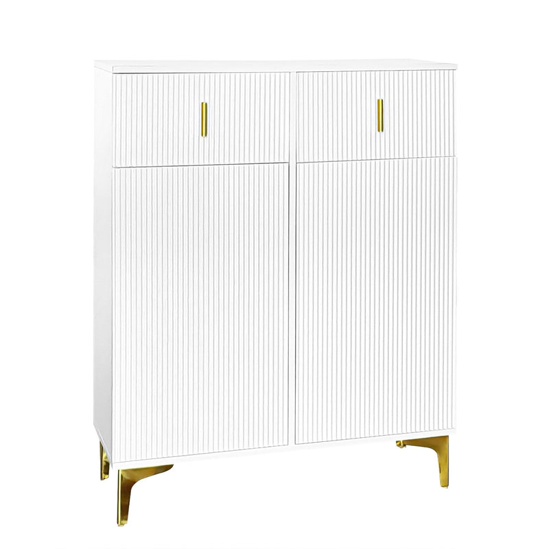 Schuhschrank mit verstellbarer Einlegeböden, 83 x 101 x 35 cm - YB - WF232628629W - 1 - yorbiy.com